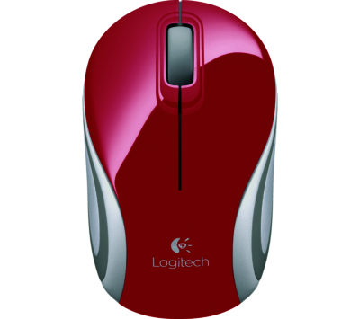 LOGITECH M187 Mini Wireless Optical Mouse - Red LOGITECH M187 Mini Wireless Optical Mouse - Red